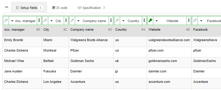Data import